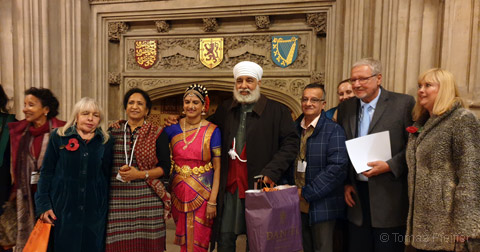 Den Ájurvédy v Parlamentu Spojeného království v Londýně 5. 11. 2019