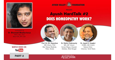 Webinář Ayush HardTalk – Funguje homeopatie? 1. 11. 2020