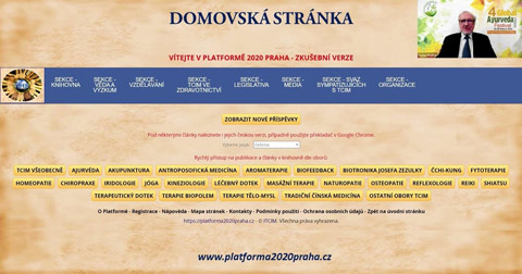 Tomáš Pfeiffer o Platformě 2020 Praha na 4. celosvětovém ajurvédním festivalu 12.-19. 3. 2021